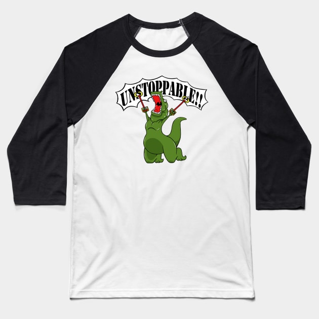 UNSTOPPABLE!! Baseball T-Shirt by lexisketch